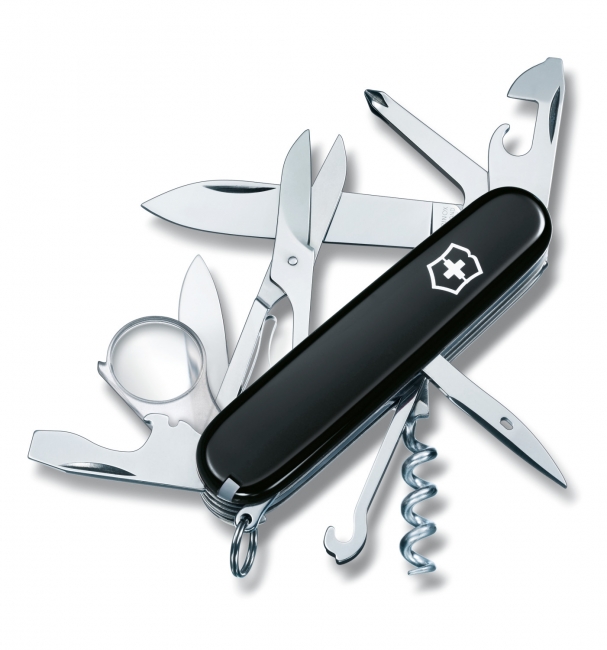 1483854709.jpg CUCHILLA VICTORINOX EXPLORER NEGRA - Imagen 1