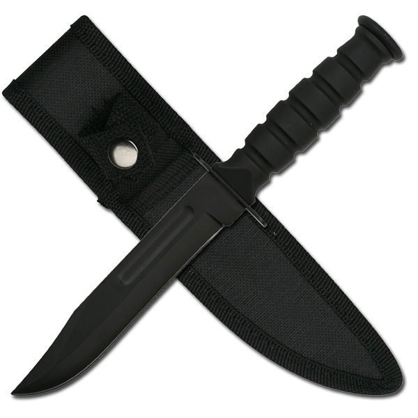 1556329189.jpg CUCHILLO SURVIVOR NEGRO PEQUEÑO - Imagen 1