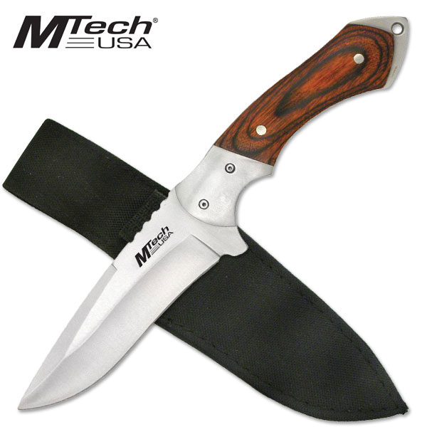 1885926035.jpg CUCHILLO DE 9 CON PUÑO DE MADERA - Imagen 1
