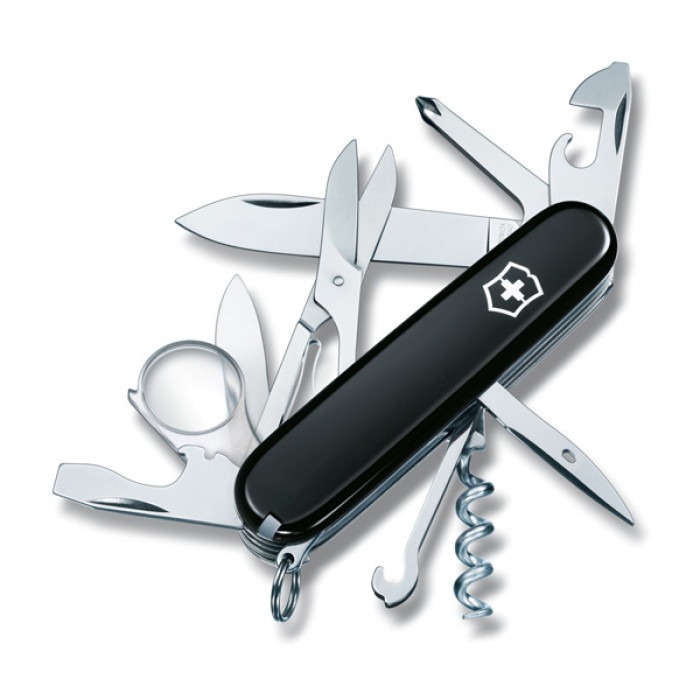 526514676.jpg CUCHILLA VICTORINOX EXPLORER NEGRA - Imagen 1