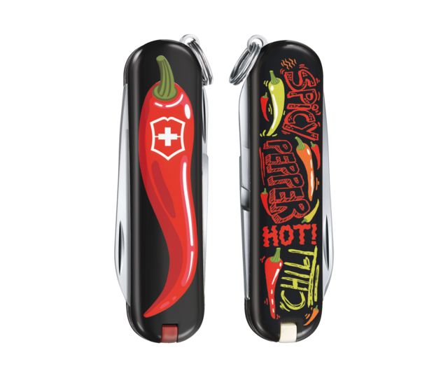 821398087.jpg CUCHILLA VICTORINOX CLASSIC CHILI PEPPERS - Imagen 1