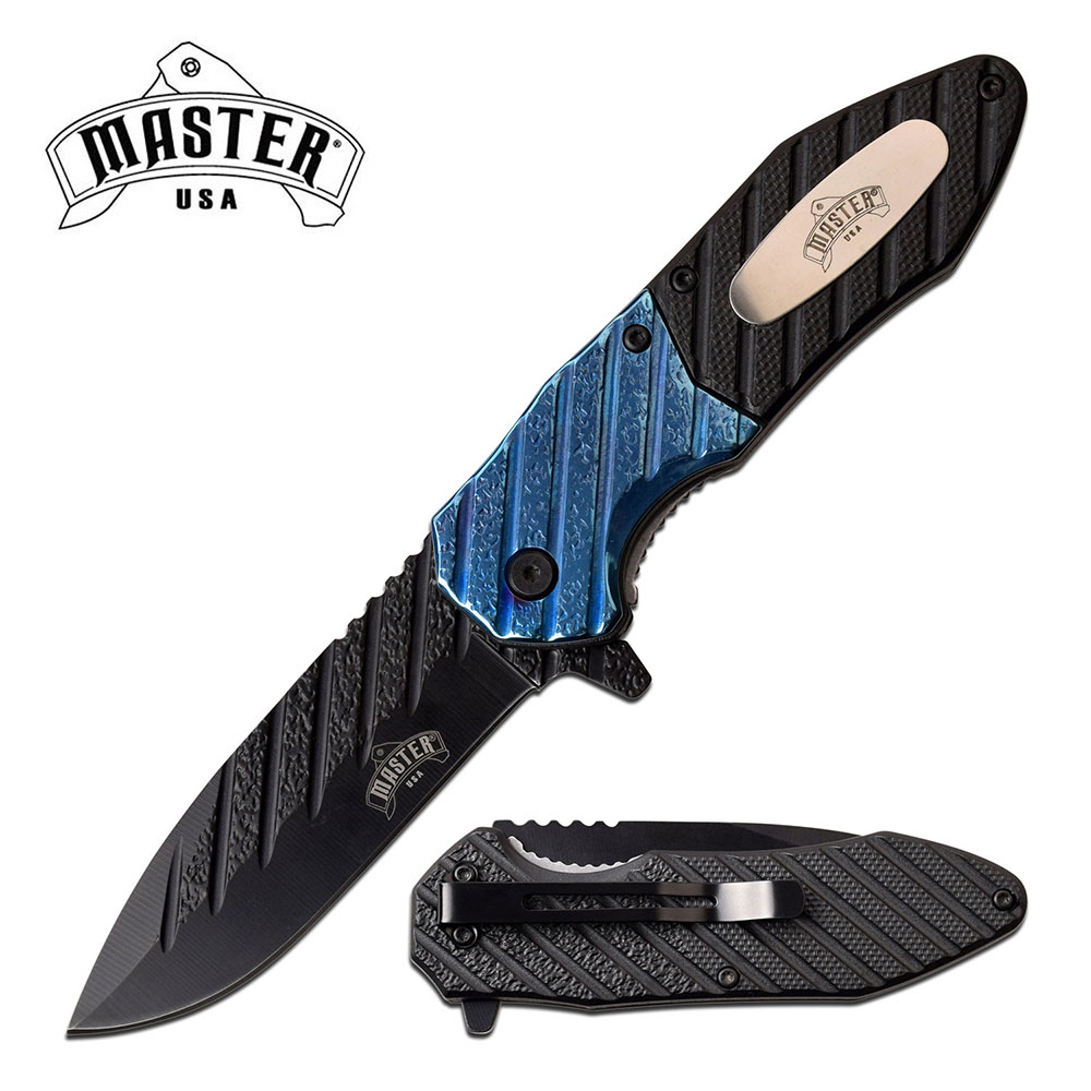 997548350.jpg CUCHILLA MASTER USA AZUL - Imagen 1