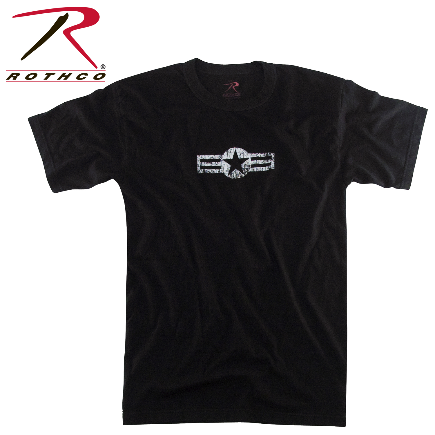 2100052550.jpg CAMISETA ROTHCO VNTAGE AIR-CORPS STAR/BLACK - Imagen 1