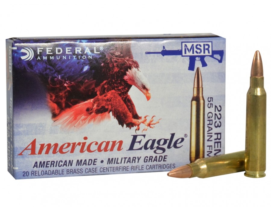 382288211.jpg TIROS CALIBRE 223 55GR. AMERICAN EAGLE - Imagen 1