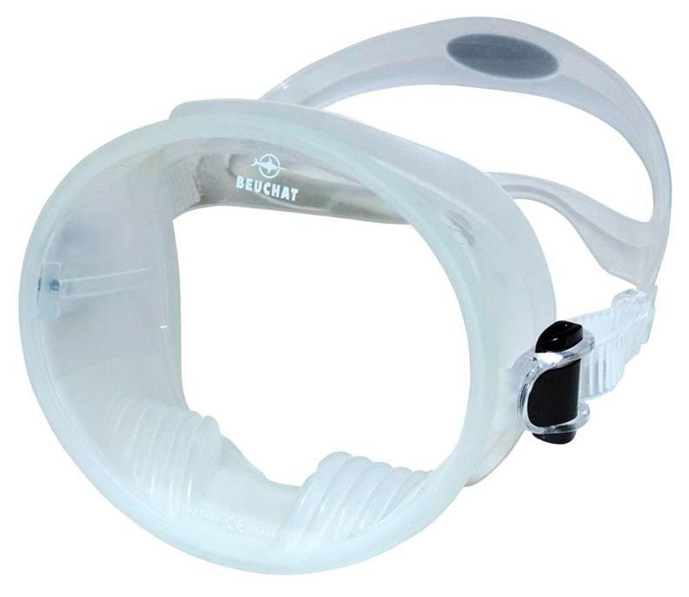 BEUCHAT-SUPER-COMPENSATOR.JPG MASCARA DE BUCEO REDONDA BEUCHAT TRANSPARENTE - Imagen 1