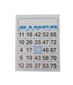 CARTONES PARA BINGO 50 UNDS SIN CEJILLA