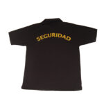 CAMISA DE SEGURIDAD TIPO POLO NEGRA - Imagen 2